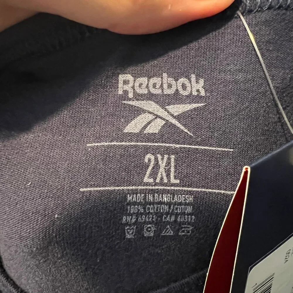 Reebok Men's Graphic Tank - Navy Size 2XL